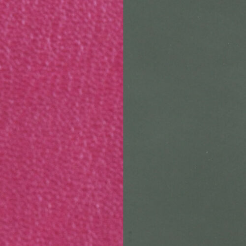 Fuchsia / Kaki 14 mm karkötő bőr