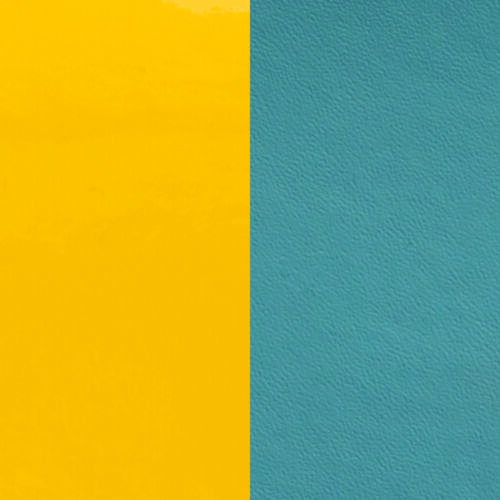 Yellow / Bluestone 14 mm karkötő bőr